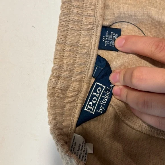 Ralph Lauren beige Joggers - Picture 3 of 4